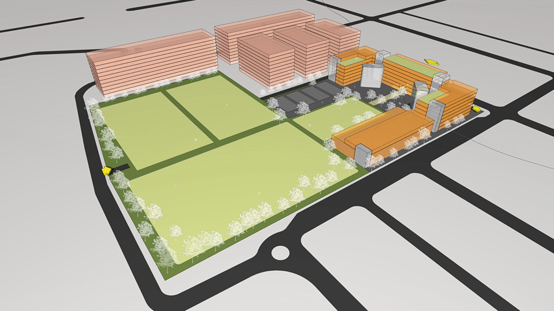 Vertical School Masterplanning - Western Sydney Education Precinct